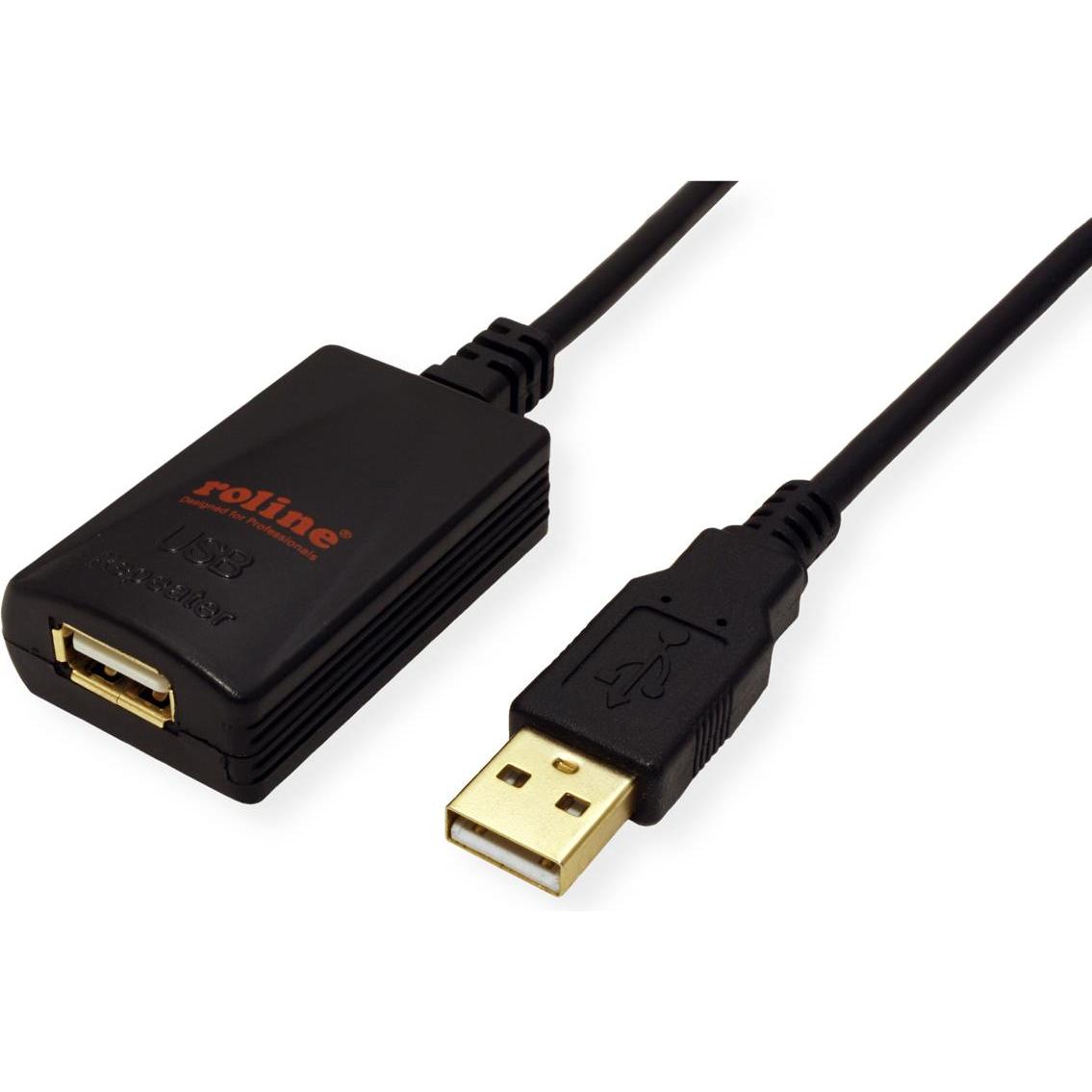Roline USB A — USB A (5 m, USB 2.0), USB Kabel