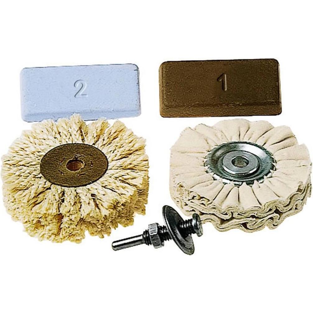 wolfcraft, Schleifmittel, Profi-Polier-Set 6-tlg.