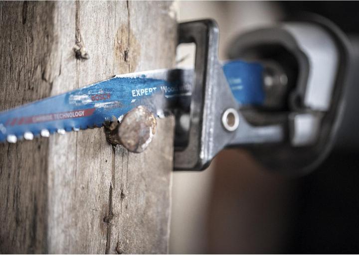 Actual product image Bosch Professional Zubehör EXPERT 'Wood with Metal Demolition' S 1267 XHM reciprocating saw blade, 1 piece