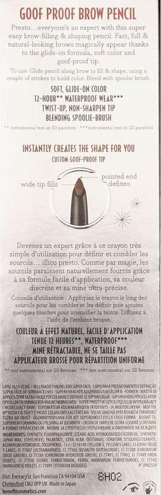 Actual product image BeneFit Cosmetics good proof (#02 Warm Golden Blonde)