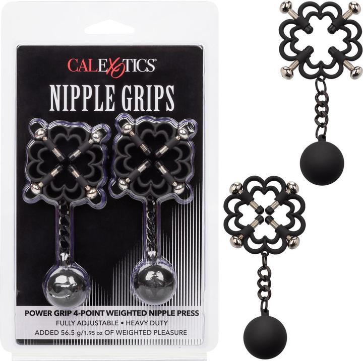 Image du produit CalExotics Pince à mamelon Power Grip 4 points Pression pondérée du mamelon
