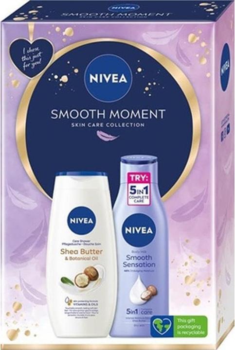 Immagine prodotto NIVEA Set regalo per la cura del corpo Smooth Moment (Set per la cura del corpo)