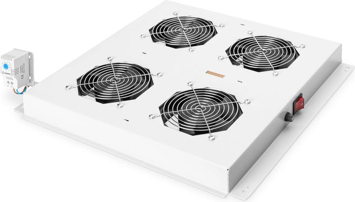 Actual product image Digitus DN-19 FAN-4-N roof fan unit for the Unique network cabinet series