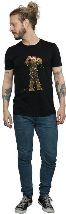 Produktbild Star Wars Chewbacca Christmas Lights TShirt (3XL)