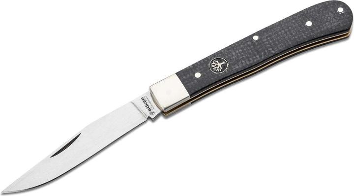 Produktbild Böker Trapper Uno Jute Micarta Sckwarz (8.40 cm)