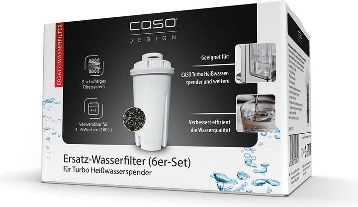 Image du produit Caso Filtre de rechange pour fontaine à eau chaude Turbo (6 x)