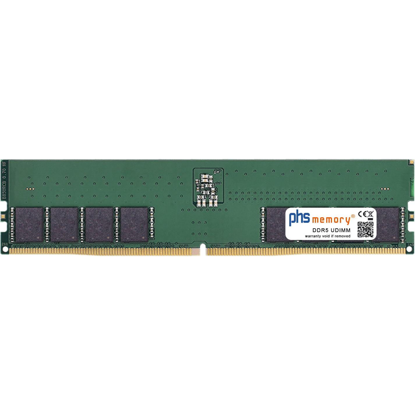 PHS-memory RAM passend für MSI Mortar MAG B660M WIFI (DDR5) (MSI Mortar MAG B660M WIFI (DDR5), 1 x 8GB), RAM Modellspezi...