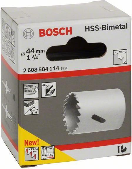 Actual product image Bosch Professional Zubehör Hole saw HSS bimetal for standard adapter, 44 mm, 1 3/4-inch (1 3, 4 inch)