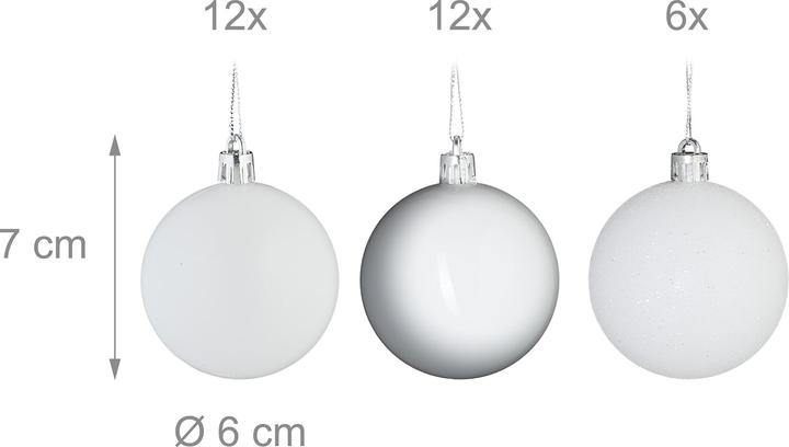 Productafbeelding Relaxdays 30x palline-natale (30 -Part)