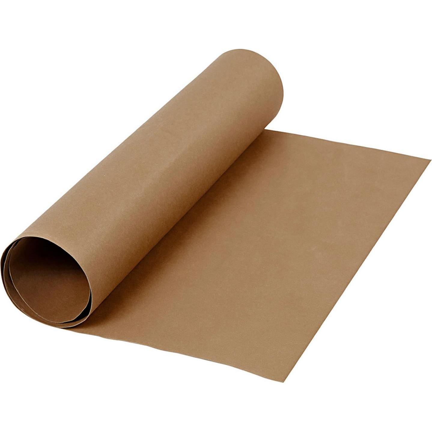 Creativ Company, Thermopapierrolle, Lederpapier Rolle, 350 g, 1 Stück, Dunkelbraun