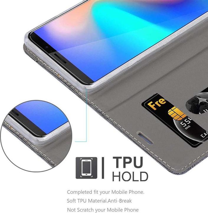 Produktbild Cadorabo Book Jeans Optik Cover (Samsung Galaxy J3 Pro)