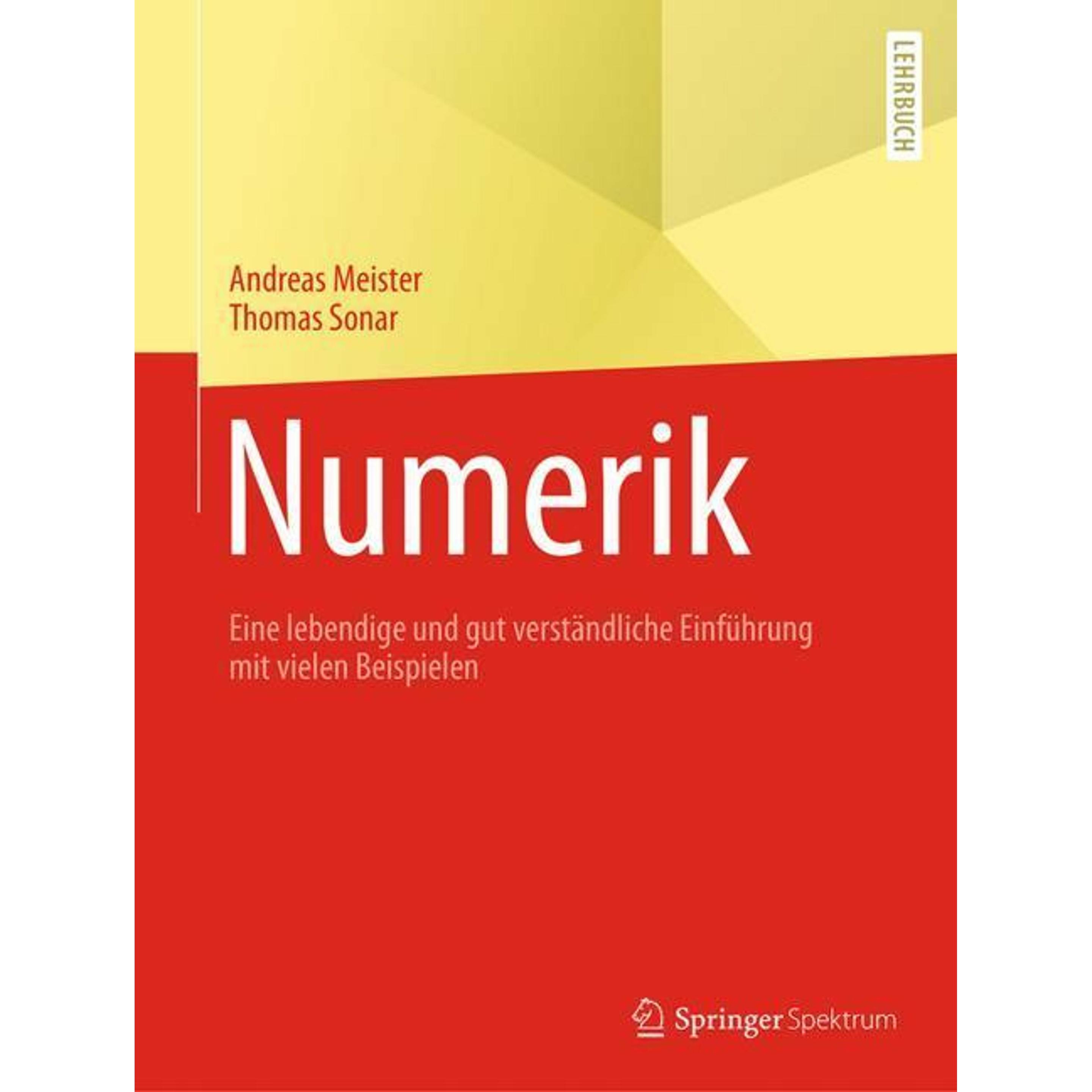 Meister:Numerik, Fachbücher von Thomas Sonar, Andreas Meister