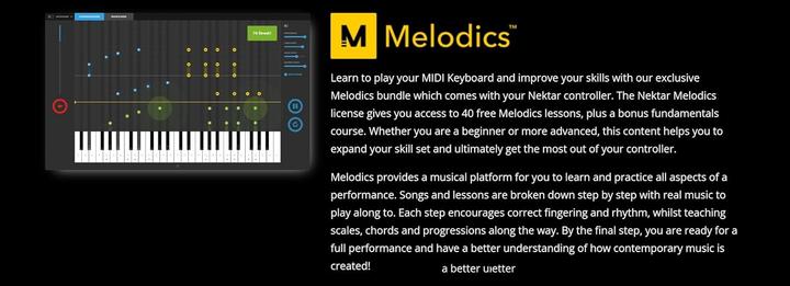 Nutritional values and ingredients Nektar Impact GX61 (Keyboards)