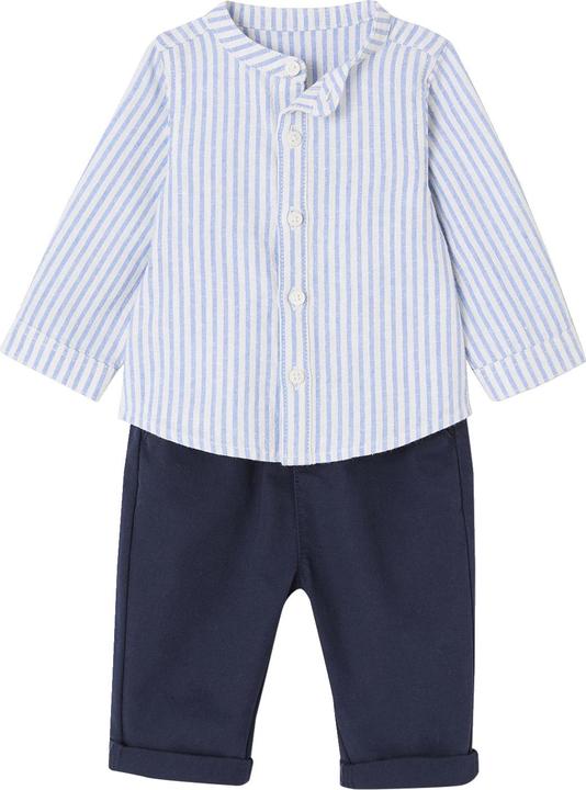 Produktbild Vertbaudet Baby-Set: Gestreiftes Hemd & Hose (86)