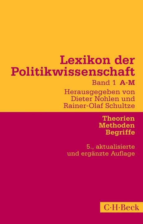 Produktbild Lexikon der Politikwissenschaft Bd. 1: A-M (Deutsch, Dieter Nohlen, Rainer-Olaf Schultze, 2021)