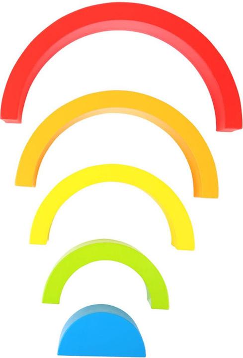 Image du produit small foot Blocs en bois Arc-en-ciel XL