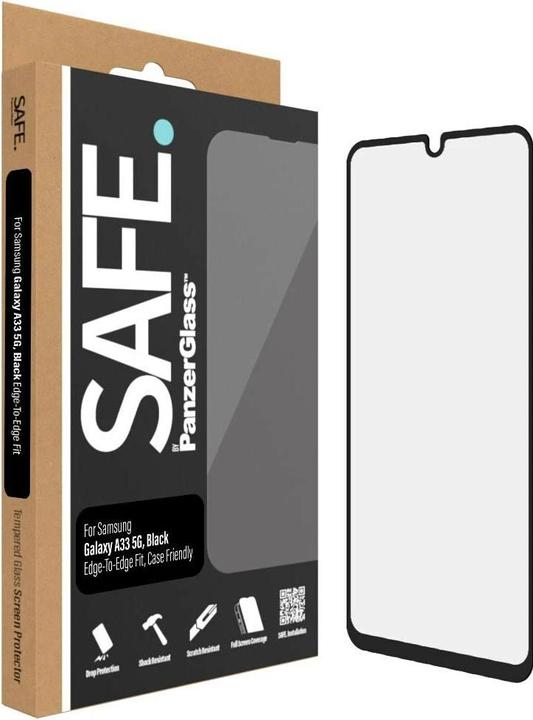 Actual product image Safe. Screen protector Case Friendly Galaxy A33 5G (1 Piece, Samsung Galaxy A33 5G)