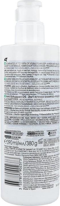 Immagine prodotto Vichy Dercos 2in1 Antiforfora (390 ml, Shampoo liquido)