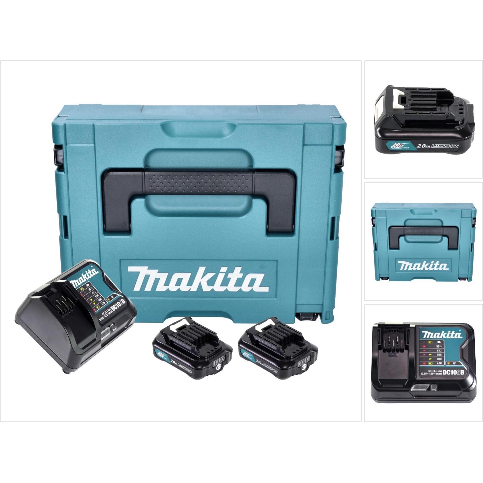 Makita, Batteria + Caricatore, Kit energetico 197658-5 (12 V)
