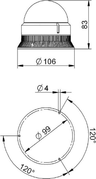 Produktbild Grothe GROT LED-Multiblitzleuchte