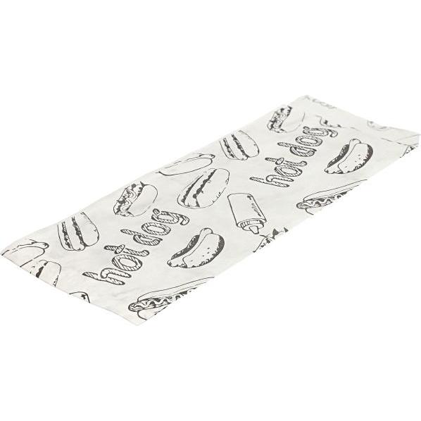 Papstar Borse per hot dog, Imballaggi per alimenti, Bianco