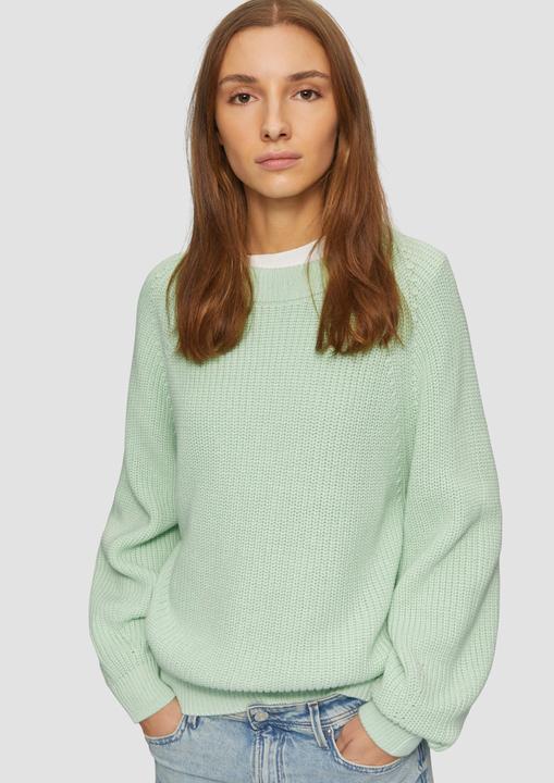 Immagine prodotto S.Oliver Strickpullover Strickpullover mit Raglan-Ärmeln und Rippbündchen (44)
