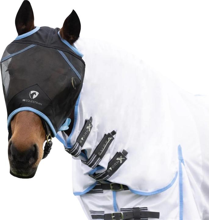 Actual product image Hy Mesh Horse Half Fly Mask With Ears