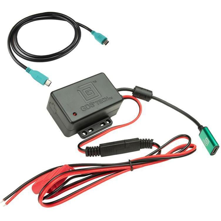 RAM Mounts GDS Hardwire USB Type-C Power (24 W), USB Ladegerät, Rot, Schwarz
