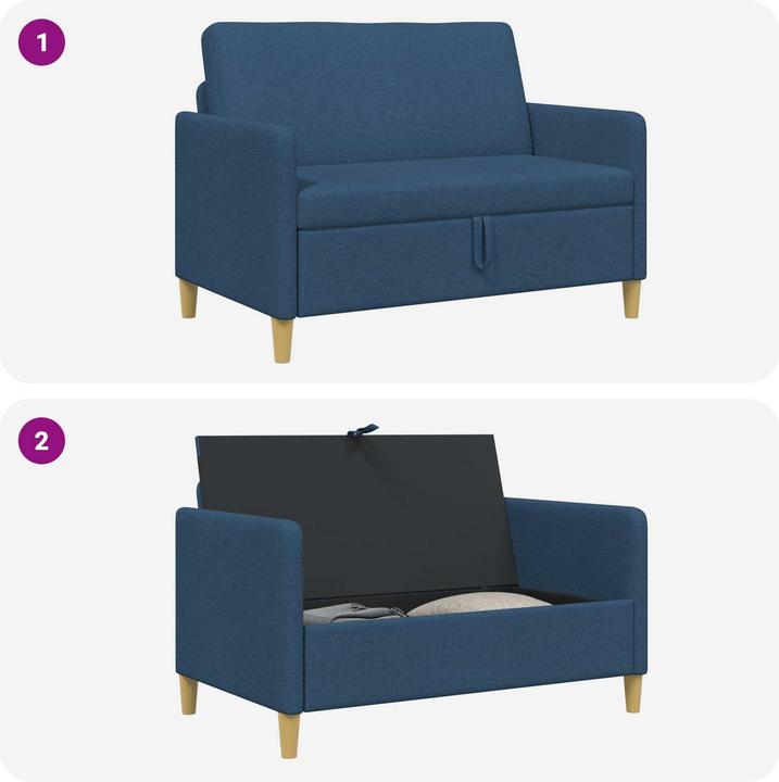 Actual product image vidaXL Modernes Sofa (2 person sofa)