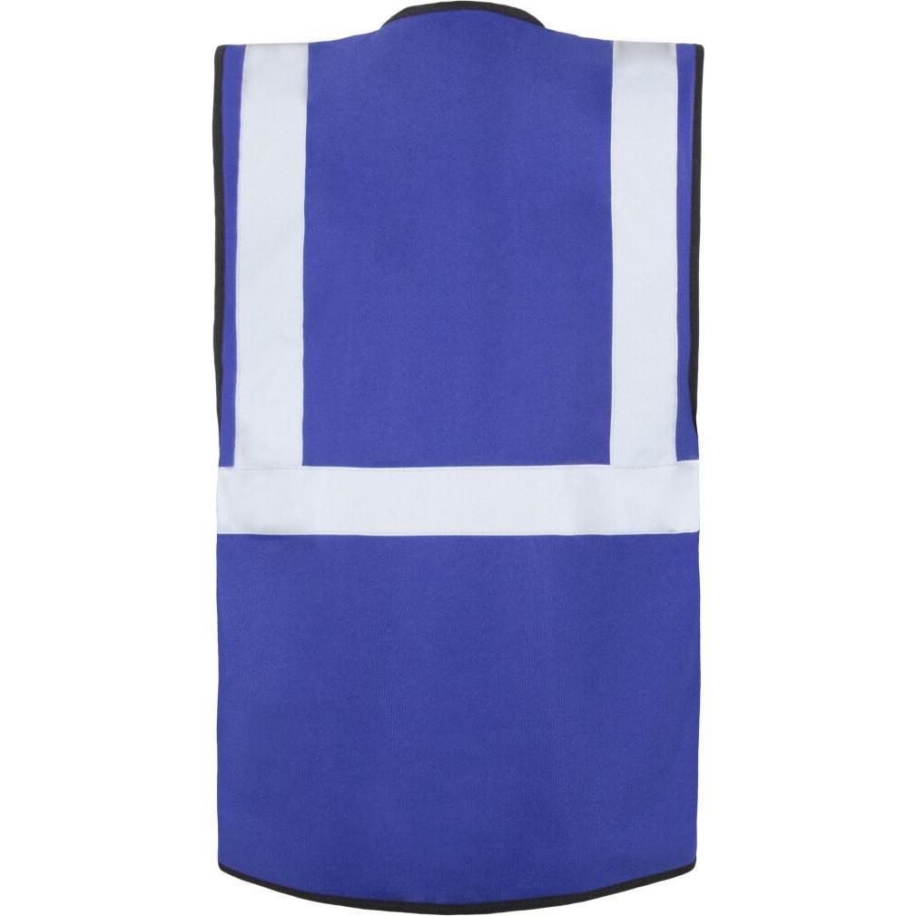 Thumbnail - Korntex, Warnweste + Warnshirt, Warnweste Multifunktional Hamburg Königsblau mit 360° Sicherheit 3XL EN ISO 17353  KXCMF...