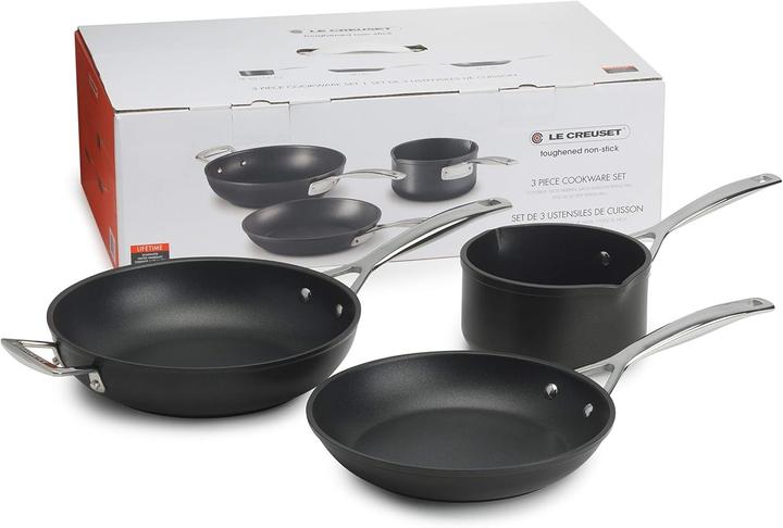 Produktbild Le Creuset Aluminium-Antihaft Pfannen-Set 24/26 cm, Milchtopf (Bratpfanne, Milchtopf, Aluminium)