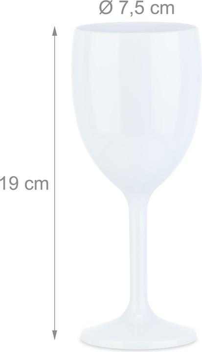 Actual product image Relaxdays Wine glasses (25 cl, 1 Glasses, White wine glasses)
