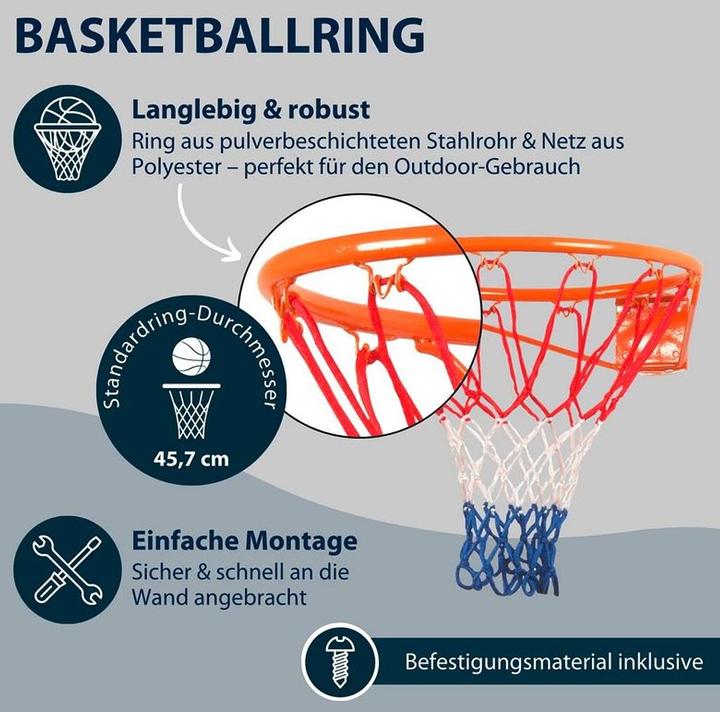Produktbild Hudora Slam it Basketball Set, 3-teilig