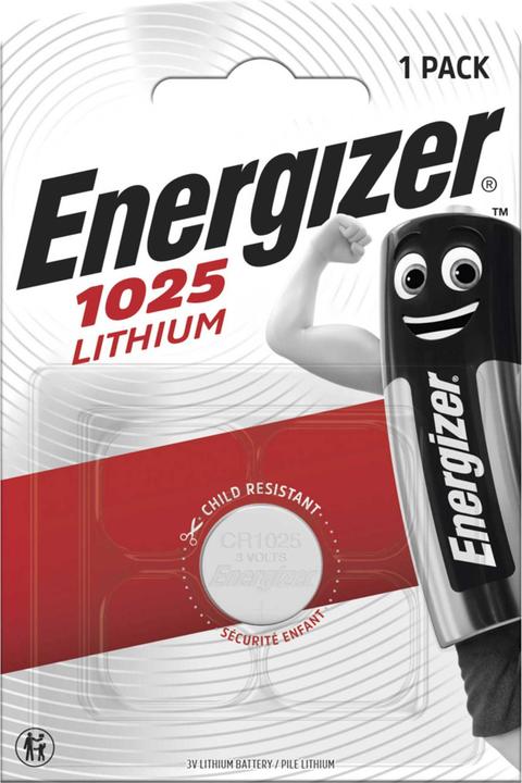 Image du produit Energizer CR1025 Lithium (1 pcs, CR1025, 30 mAh)