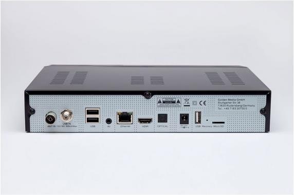 Actual product image Golden Interstar Hypro 4K/UHD, Android (IPTV (ready), DVB-C/T2/S2)