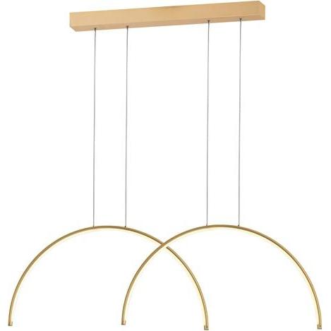 Domoletti Oro Lampada A Sospensione, Apparecchio A Sospensione Viokef Megan, 39 W, 3000 °K (2626 Lm)