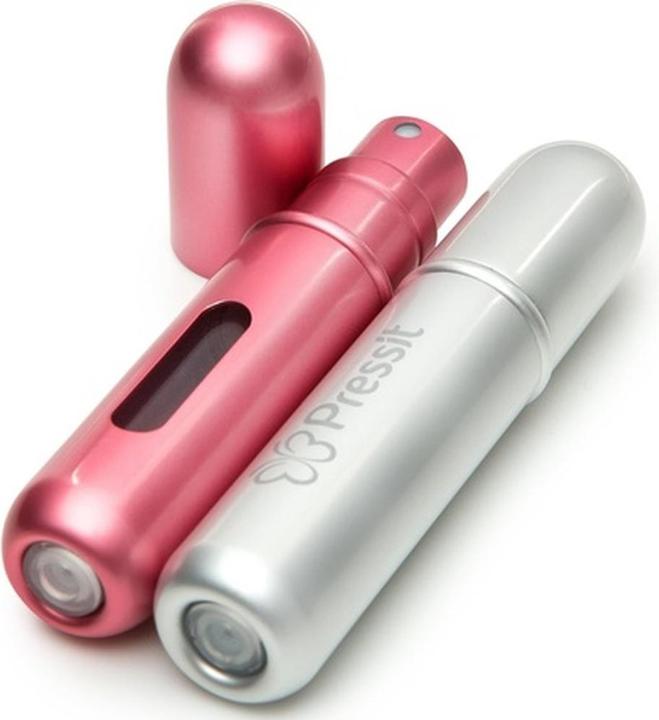 Produktbild Twist & Spritz Refillable Atomiser Spray (2er Pack in Rosa und Silber) (50 g)