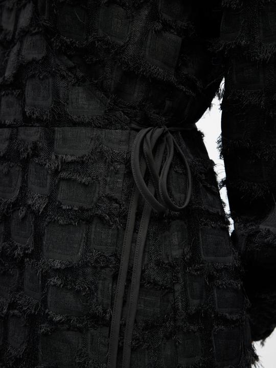 Image du produit Object Textured Kleid mit V-Ausschnitt (34)