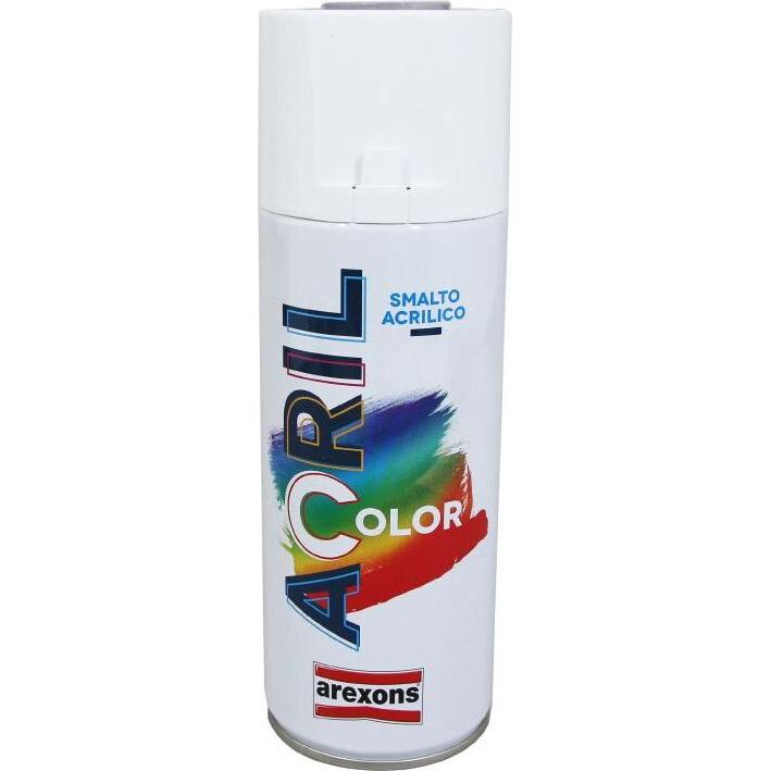 Arexons, Künstlerfarbe + Bastelfarbe, Acryl-Aerosol-Farbdose (Klarlack, Grau, 400 ml)
