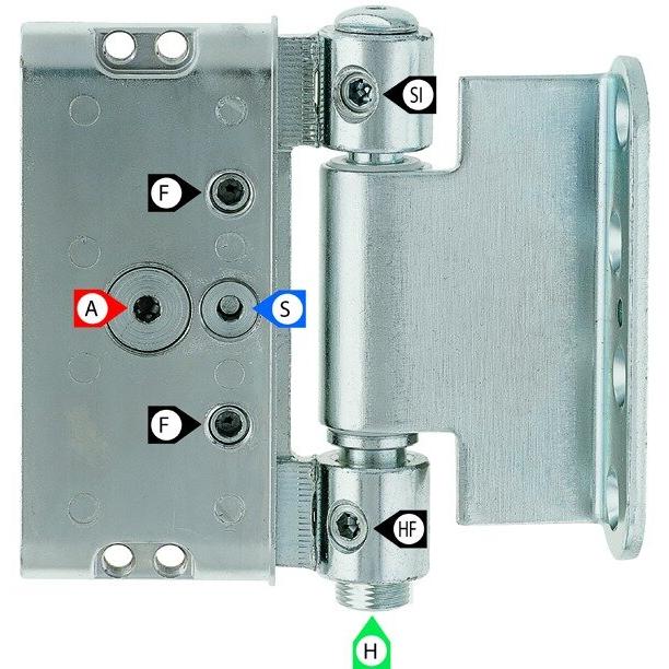 Anuba, Door hinge, Entrance door hinges Duplex 320-3D
