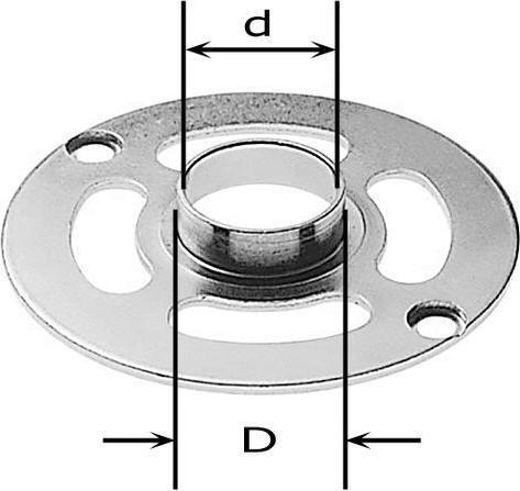 Actual product image Festool Guide sleeves for OF 1010 EBQ diam.17m