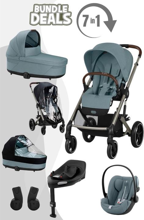 Produktbild Cybex Balios S Lux Kinderwagen inkl. Babywanne, Babyschale Cloud G und Isofix Base G