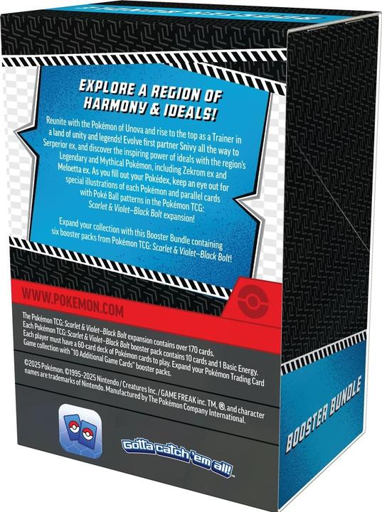 Produktbild Pokémon P-EN SV10.5 'Black Bolt' 6 Booster Bundle (Englisch, Bundle)
