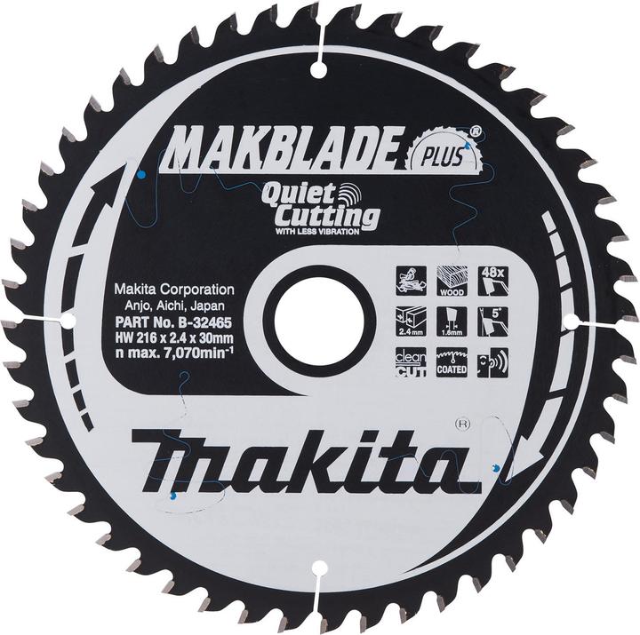 Produktbild Makita MAKBLADE+ Sägeb. 216x30x48Z
