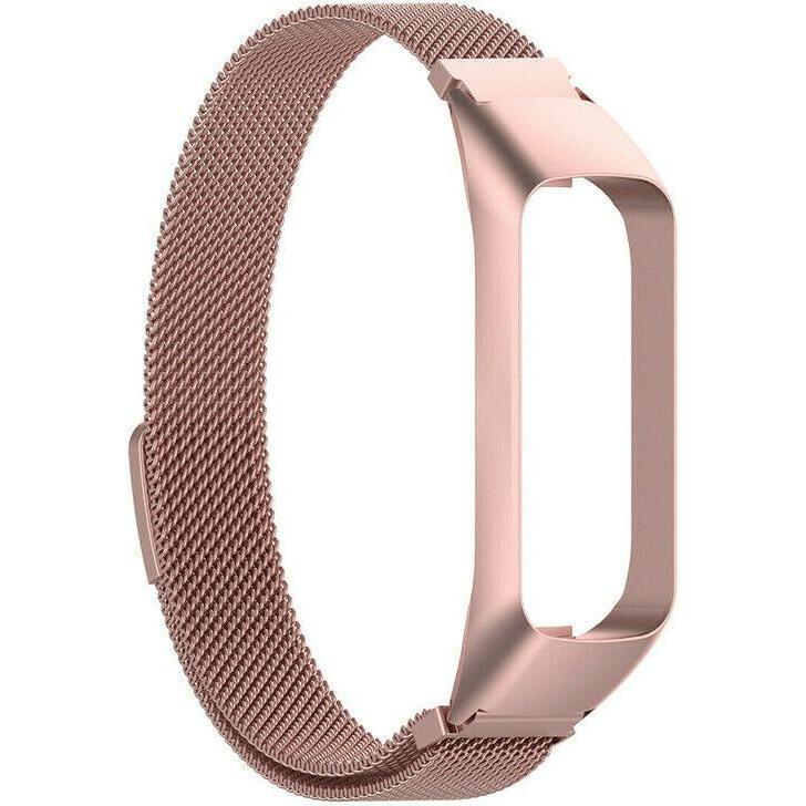 Thumbnail - Strap-it Armband (Geflochtener Stahl), Uhrenarmband, Rosa