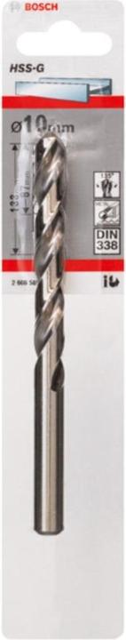 Immagine prodotto Bosch Professional Zubehör Trapano HSS per metallo da 10 mm (10 mm)