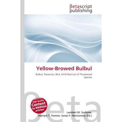 Yellow-Browed Bulbul, Fachbücher