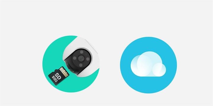 Produktbild EZVIZ Drahtlose Wi-Fi-Kamera H8C, 1080p, DOME PT, F4 mm, gesteuert, IP65 (1920 x 1080 Pixels)