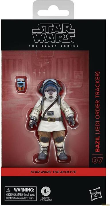 Immagine prodotto Hasbro Star Wars: The Acolyte Black Series action figure Bazil (Jedi Order Tracker) 10 cm