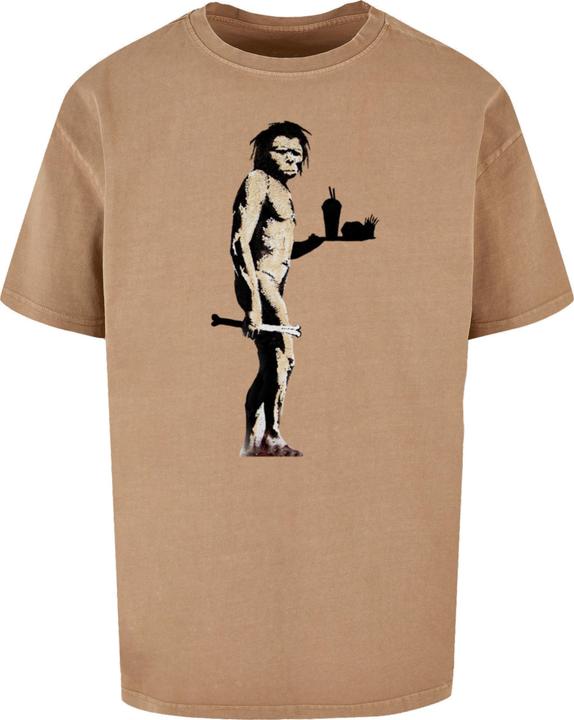 Produktbild Merchcode Brandalised - Fast Food Apeman Acid Washed Oversize Tee - 189243 (M)